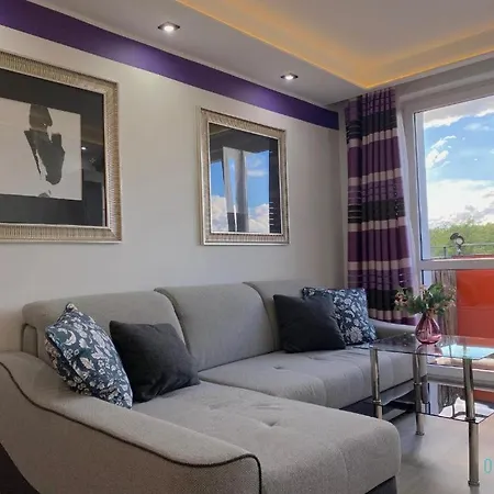 公寓 Violet - 10 Min To Old Town Gdansk,pkp & Shopping Mall